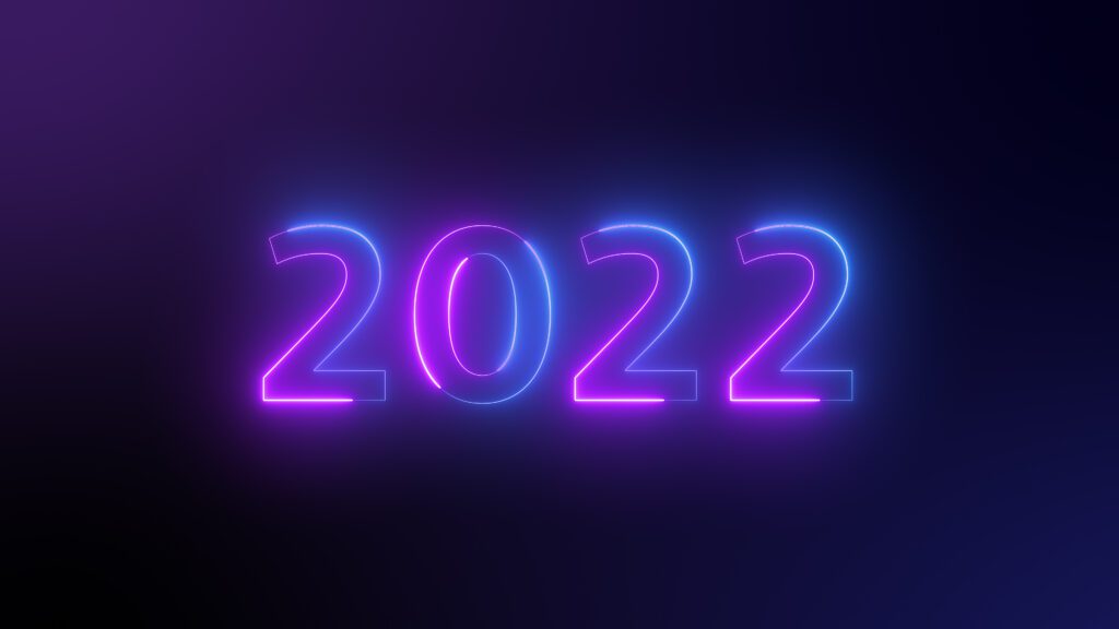 Number,2022,neon,light,bright,glowing.,2022,happy,new,year